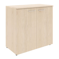 LOW HEIGHT CABINET MADE IN E1 LAMINATE CHIPBOARD WITH WOODEN SWING DOORS by Treejar | Souqify