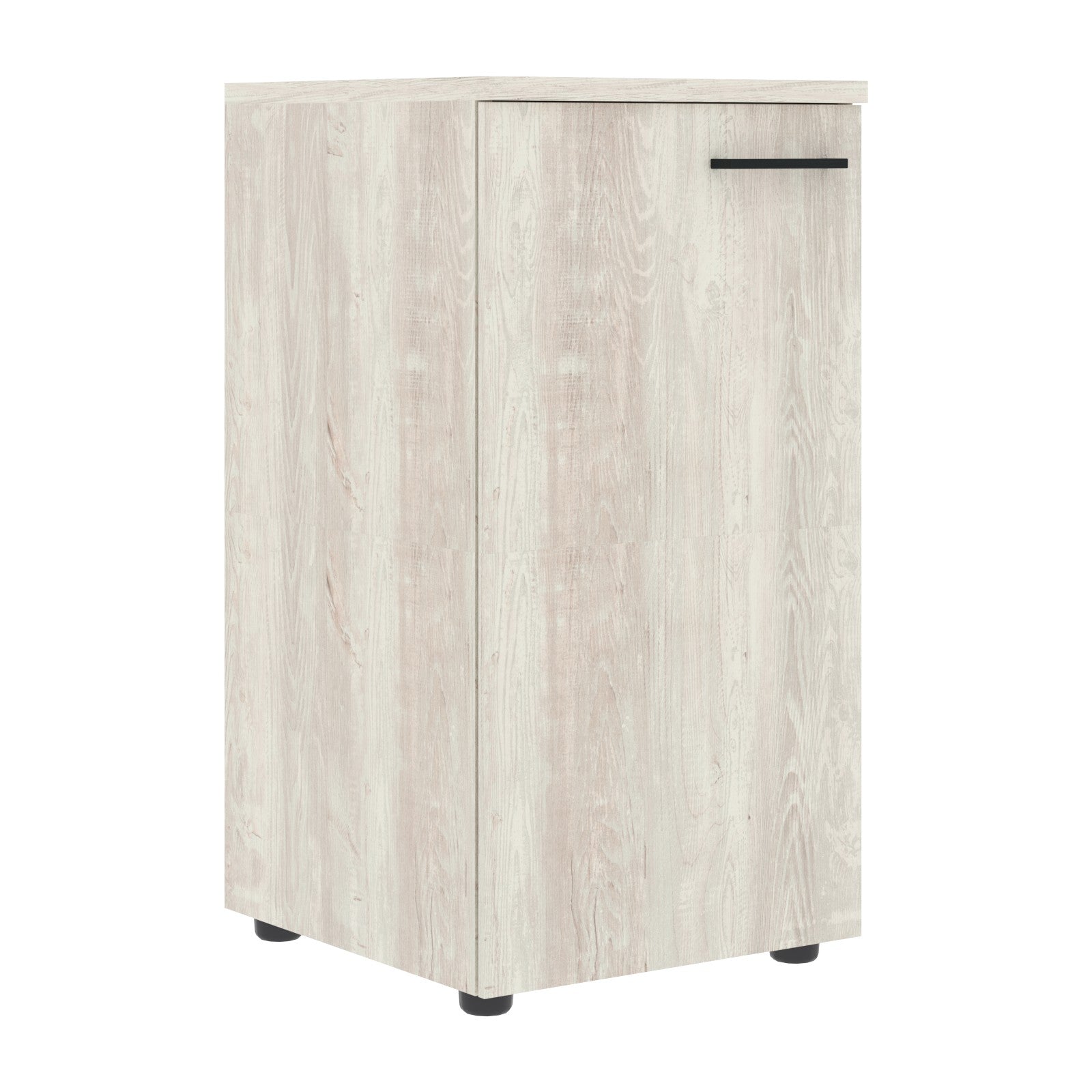 LOW HEIGHT CABINET, MADE IN E1 LAMINATE CHIPBOARD, WITH WOODEN SWING DOORS by Treejar | Souqify