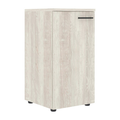 LOW HEIGHT CABINET, MADE IN E1 LAMINATE CHIPBOARD, WITH WOODEN SWING DOORS by Treejar | Souqify