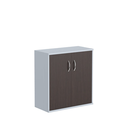 LOW HEIGHT CABINET, MADE IN E1 LAMINATE CHIPBOARD, WITH WOODEN SWING DOORS by Treejar | Souqify