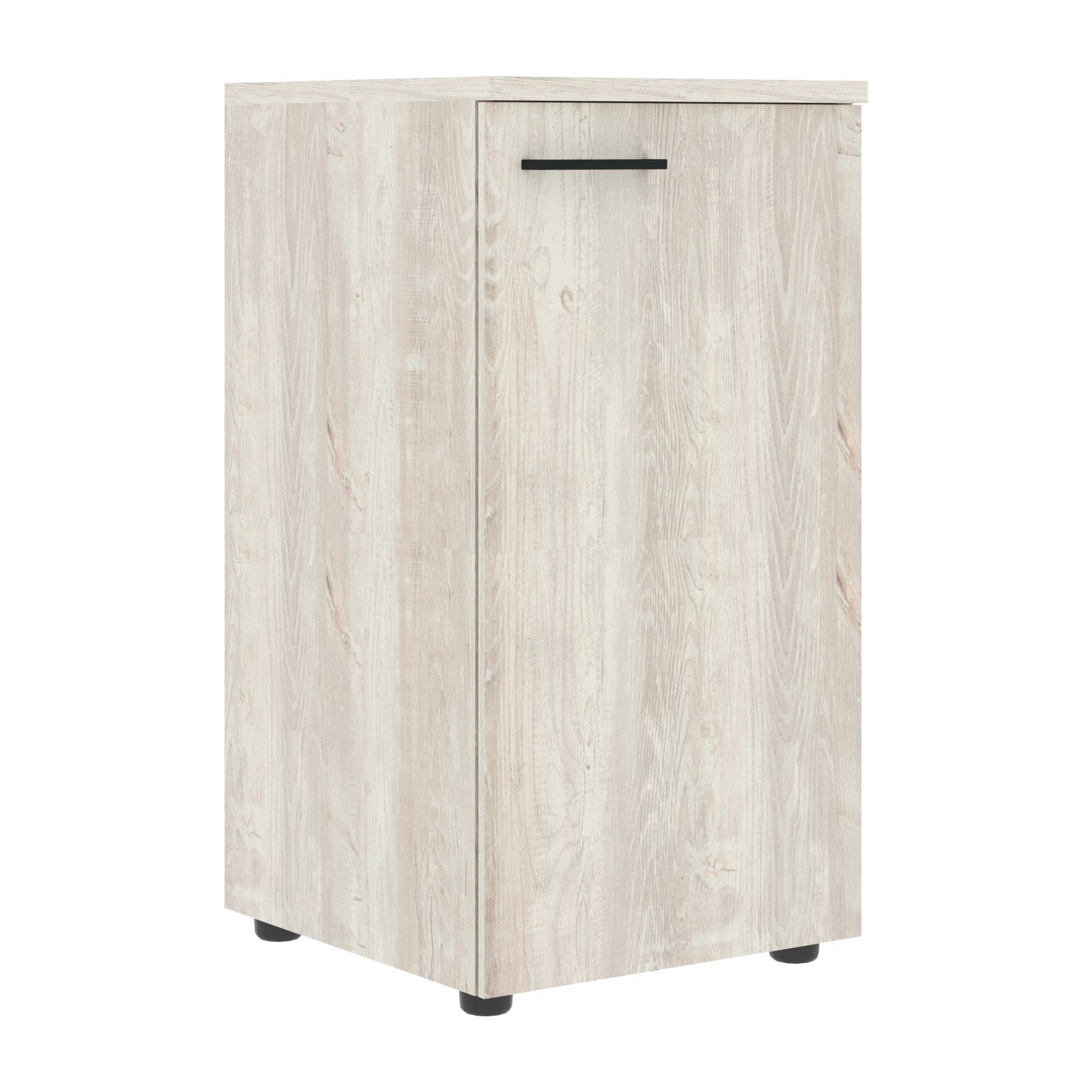 LOW HEIGHT CABINET, MADE IN E1 LAMINATE CHIPBOARD, WITH WOODEN SWING DOORS by Treejar | Souqify