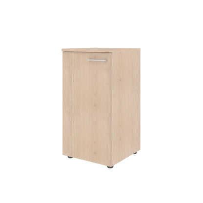 LOW HEIGHT CABINET, MADE IN E1 LAMINATE CHIPBOARD, WITH WOODEN SWING DOORS by Treejar | Souqify