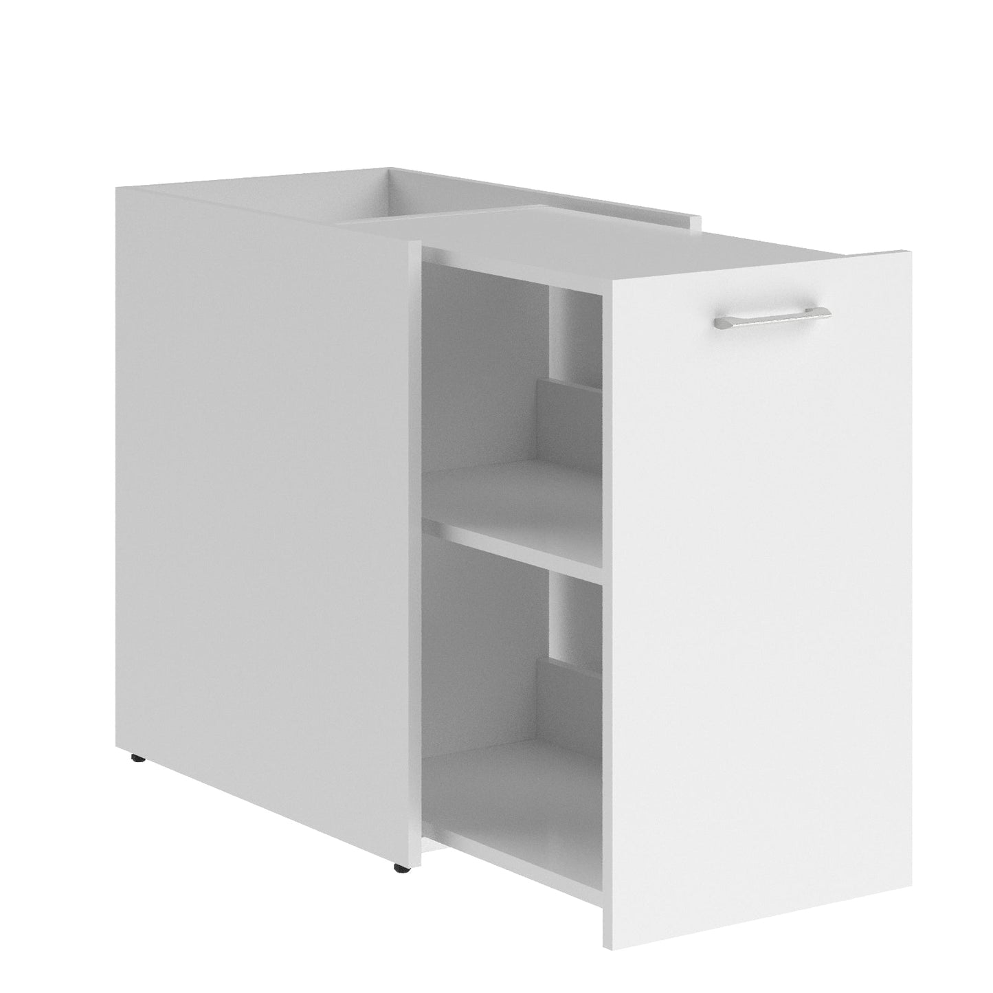 LOW HEIGHT CABINET WITH SINGLE DRAWER, MADE IN E1 LAMINATE CHIPBOARD by Treejar | Souqify