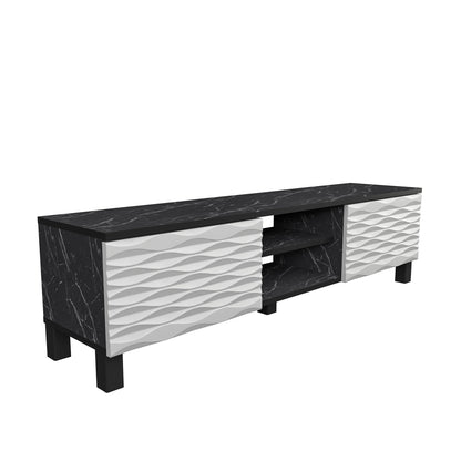 LUKAS TV Unit BENDIRE White by DECOROTIKA | Souqify