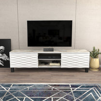 LUKAS TV Unit EPHESUS White by DECOROTIKA | Souqify