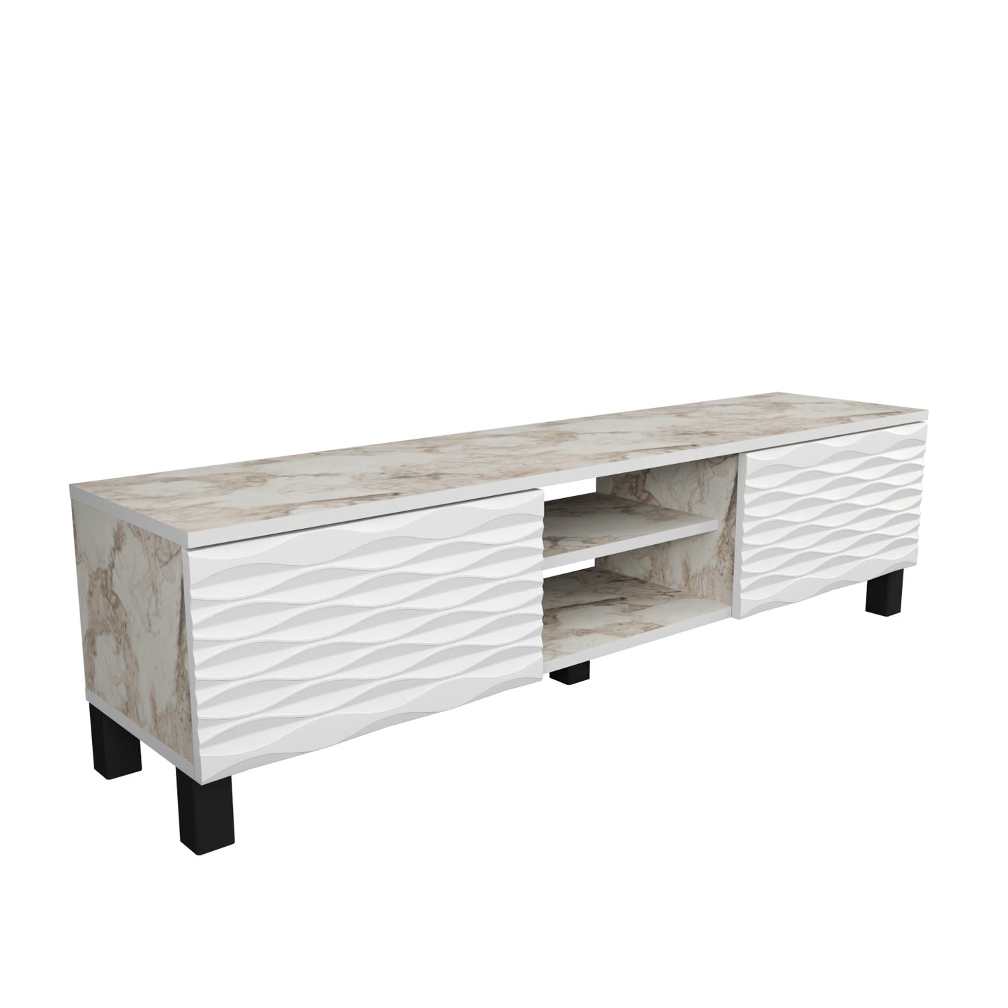 LUKAS TV Unit EPHESUS White by DECOROTIKA | Souqify