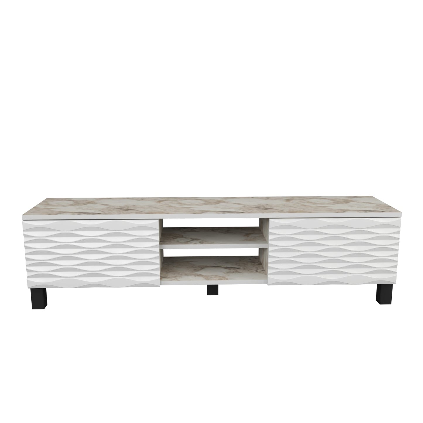 LUKAS TV Unit EPHESUS White by DECOROTIKA | Souqify