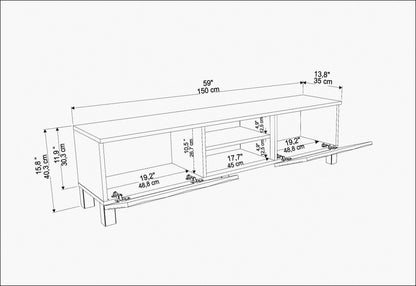 LUKAS TV Unit EPHESUS White by DECOROTIKA | Souqify