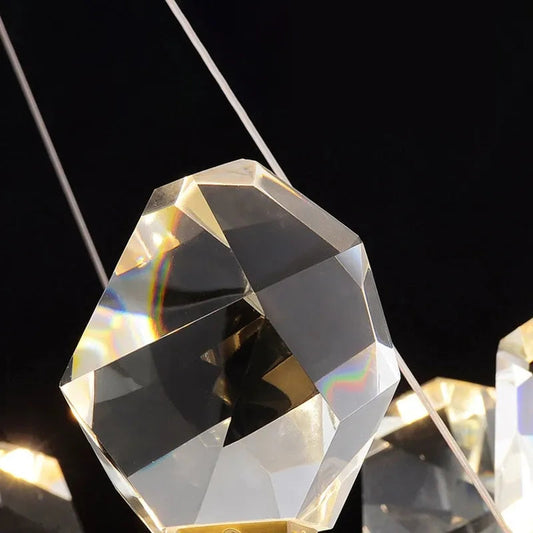 Luxury living room chandelier modern atmosphere full copper ice Ling dining room bedroom lamps Nordic crystal lamps by Zhongsan | Souqify