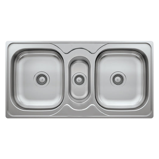 M008 MAK SERIES 2,5 BOWLS KITCHEN SINK by Maykromluks | Souqify