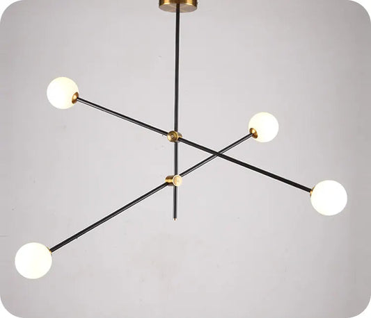 Magic Bean Molecular Glass Chandelier Postmodern Simple Nordic Creative Atmospheric Molecular Living Room Lamp by Zhongsan | Souqify