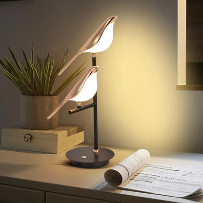 Magpie Bird Lamp LED Wall Lamp Bedroom Bedside Parlor Background Wall Decoration Wall Sconce Indoor Lighting Nordic Style Art by Zhongsan | Souqify