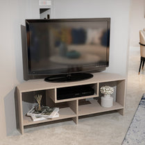 Maldiv Corner TV Unit - Cotton Beige by DECOROTIKA | Souqify