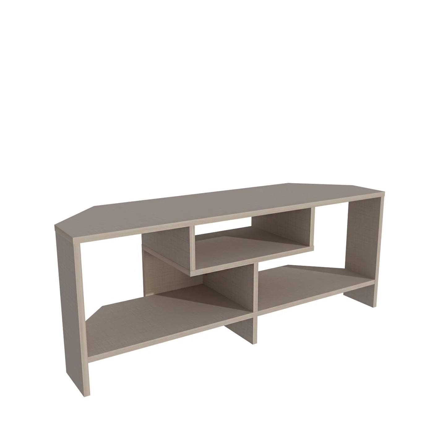 Maldiv Corner TV Unit - Cotton Beige by DECOROTIKA | Souqify