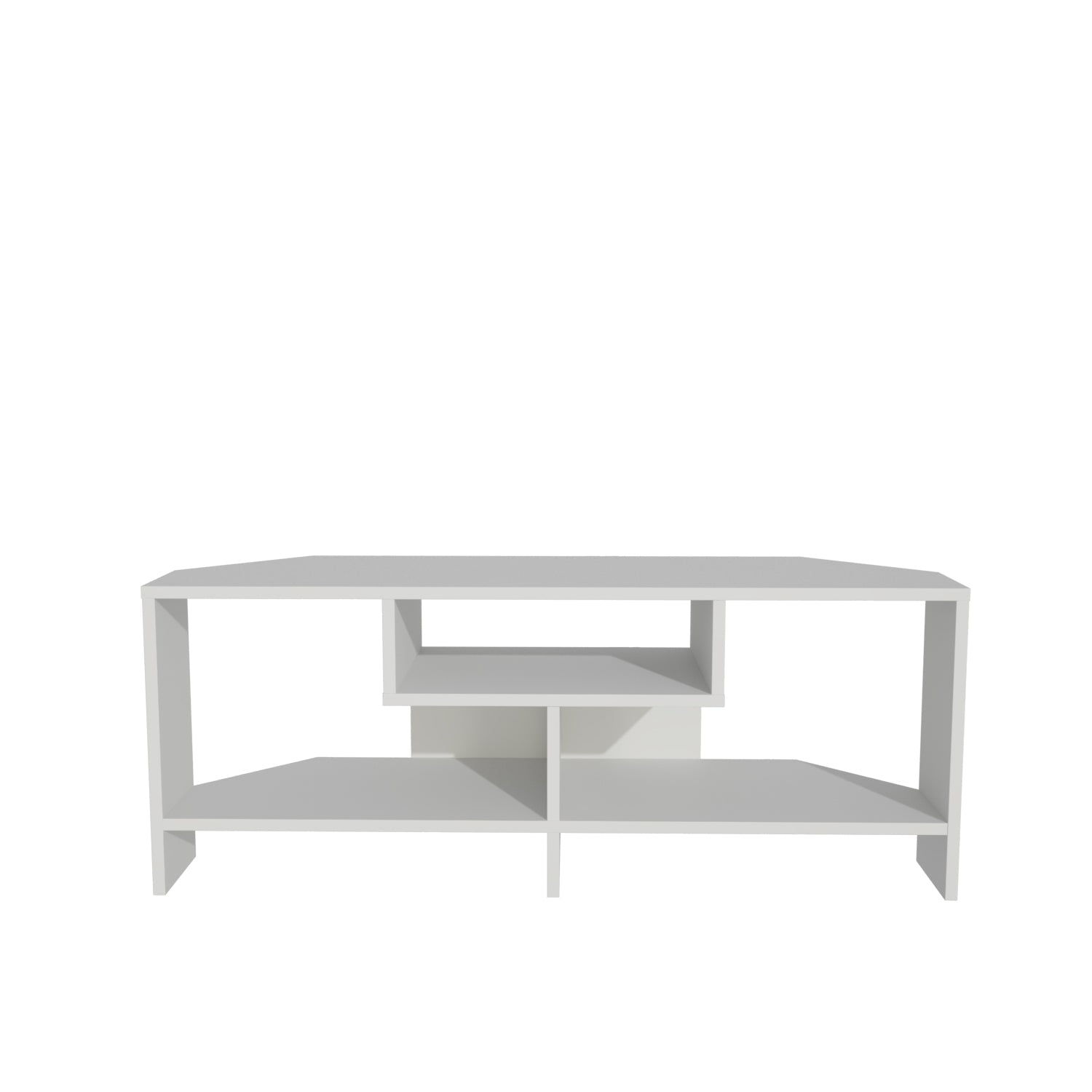 Maldiv Corner TV Unit - White by DECOROTIKA | Souqify