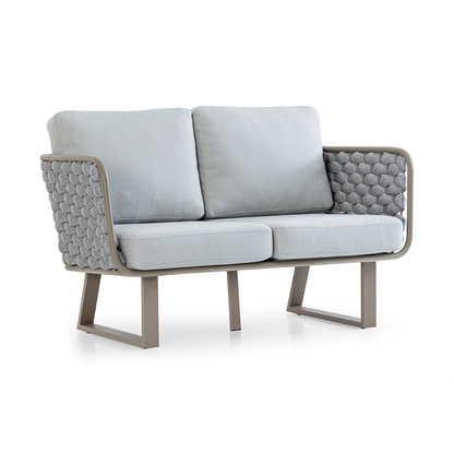Maroc 2 Seater ALUMINIUM, 135 CM by SANCREA | Souqify