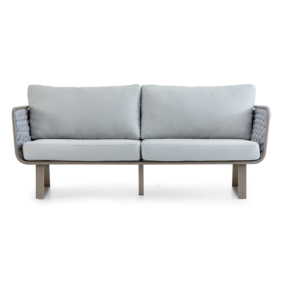 Maroc 3 Seater ALUMINIUM, 195 CM by SANCREA | Souqify