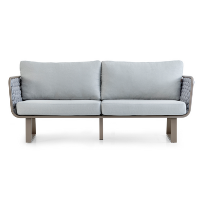 Maroc 3 Seater ALUMINIUM, 195 CM by SANCREA | Souqify