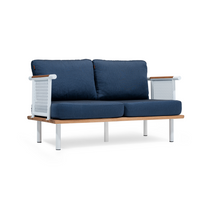 Marshall 2 Seater ALLUMINIUM, 140 CM by SANCREA | Souqify