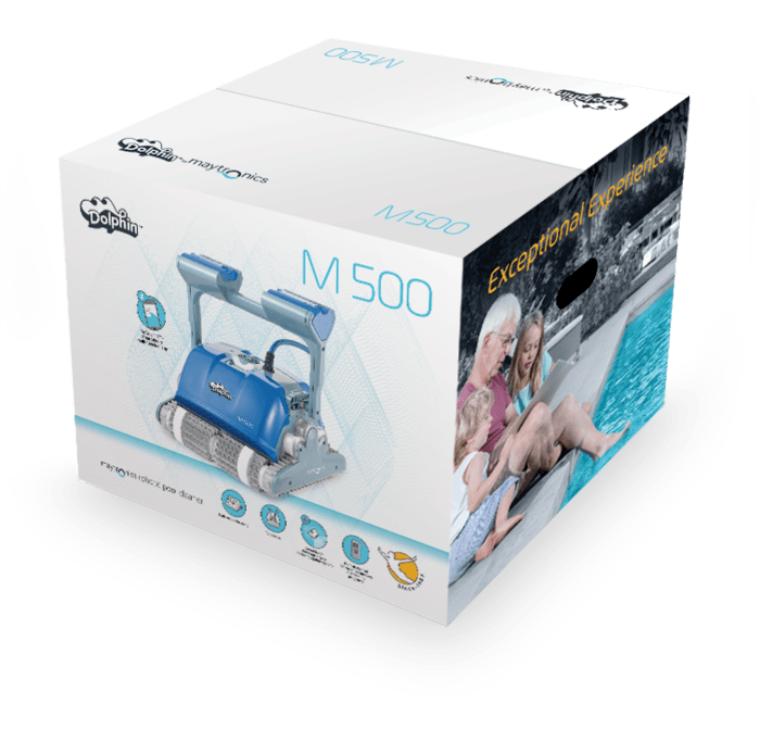 Maytronics Dolphin M500 Robotic Pool Cleaner - Aquatic by Aquatic Pools & Fountains LLC | Souqify