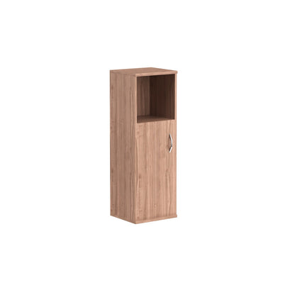 MEDIUM HEIGHT CABINET, MADE IN E1 LAMINATE CHIPBOARD, WITH OPEN SHELF AND WOODEN SWING DOOR by Treejar | Souqify