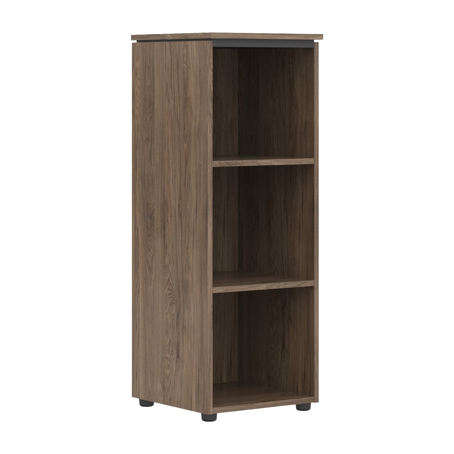 MEDIUM HEIGHT CABINET MADE IN E1 LAMINATE CHIPBOARD WITH OPEN SHELVES MFC COLOR : KARYA PALMYRA & ANTHRACITE SIZE : 400х423х1188MMH 429x423x1188 Karia Palmyra by Treejar | Souqify