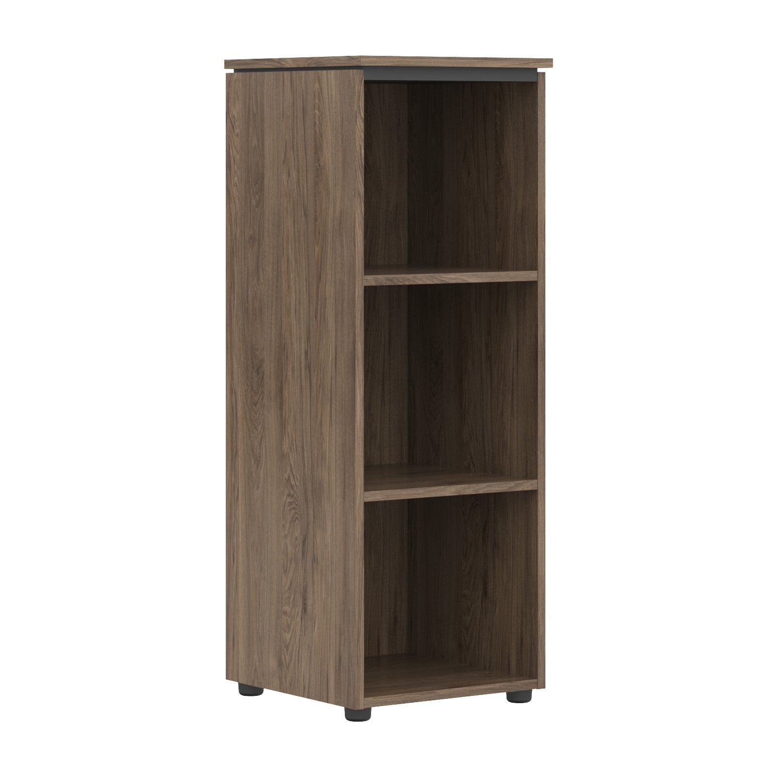 MEDIUM HEIGHT CABINET MADE IN E1 LAMINATE CHIPBOARD WITH OPEN SHELVES MFC COLOR : KARYA PALMYRA & ANTHRACITE SIZE : 400х423х1188MMH 429x423x1188 Karia Palmyra by Treejar | Souqify