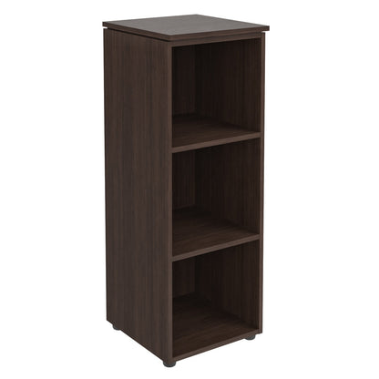 MEDIUM HEIGHT CABINET MADE IN E1 LAMINATE CHIPBOARD WITH OPEN SHELVES MFC COLOR : KARYA PALMYRA & ANTHRACITE SIZE : 400х423х1188MMH by Treejar | Souqify