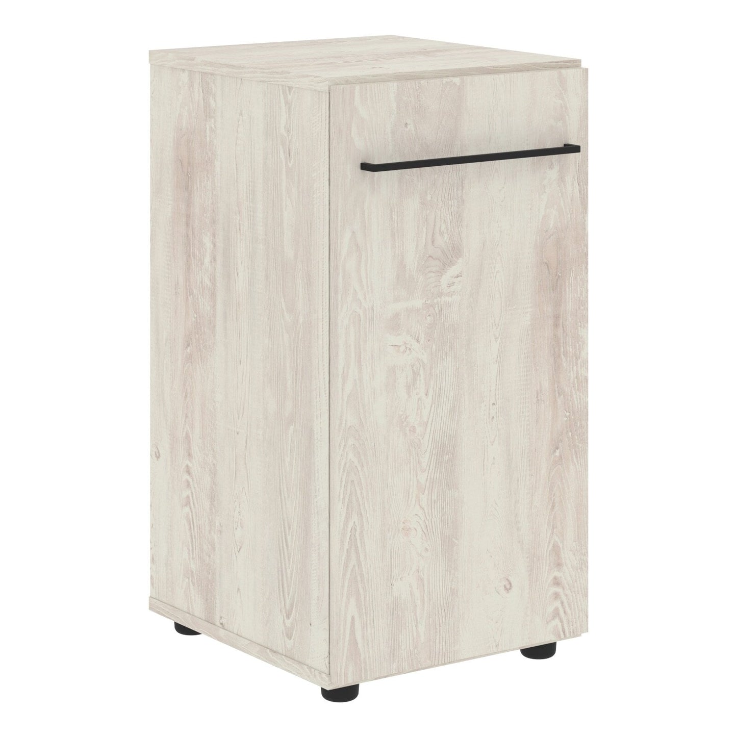 MEDIUM HEIGHT CABINET, MADE IN E1 LAMINATE CHIPBOARD, WITH WOODEN SWING DOOR by Treejar | Souqify