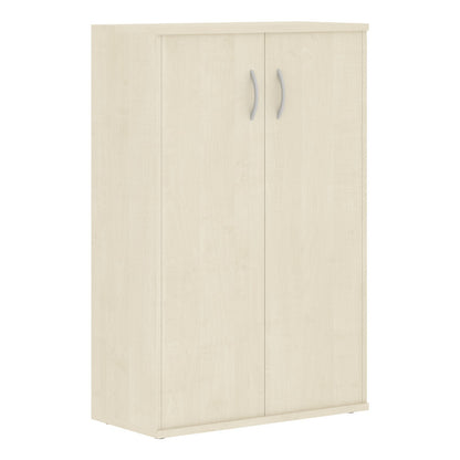 MEDIUM HEIGHT CABINET, MADE IN E1 LAMINATE CHIPBOARD, WITH WOODEN SWING DOORS by Treejar | Souqify