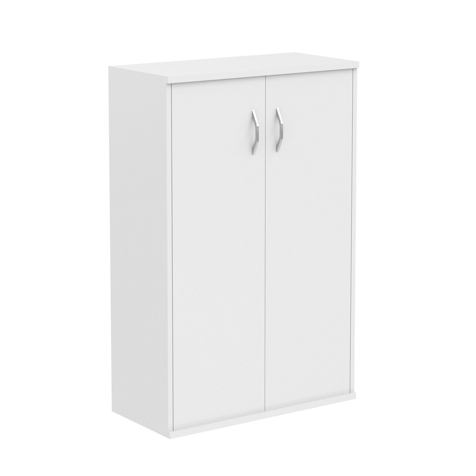 MEDIUM HEIGHT CABINET, MADE IN E1 LAMINATE CHIPBOARD, WITH WOODEN SWING DOORS by Treejar | Souqify