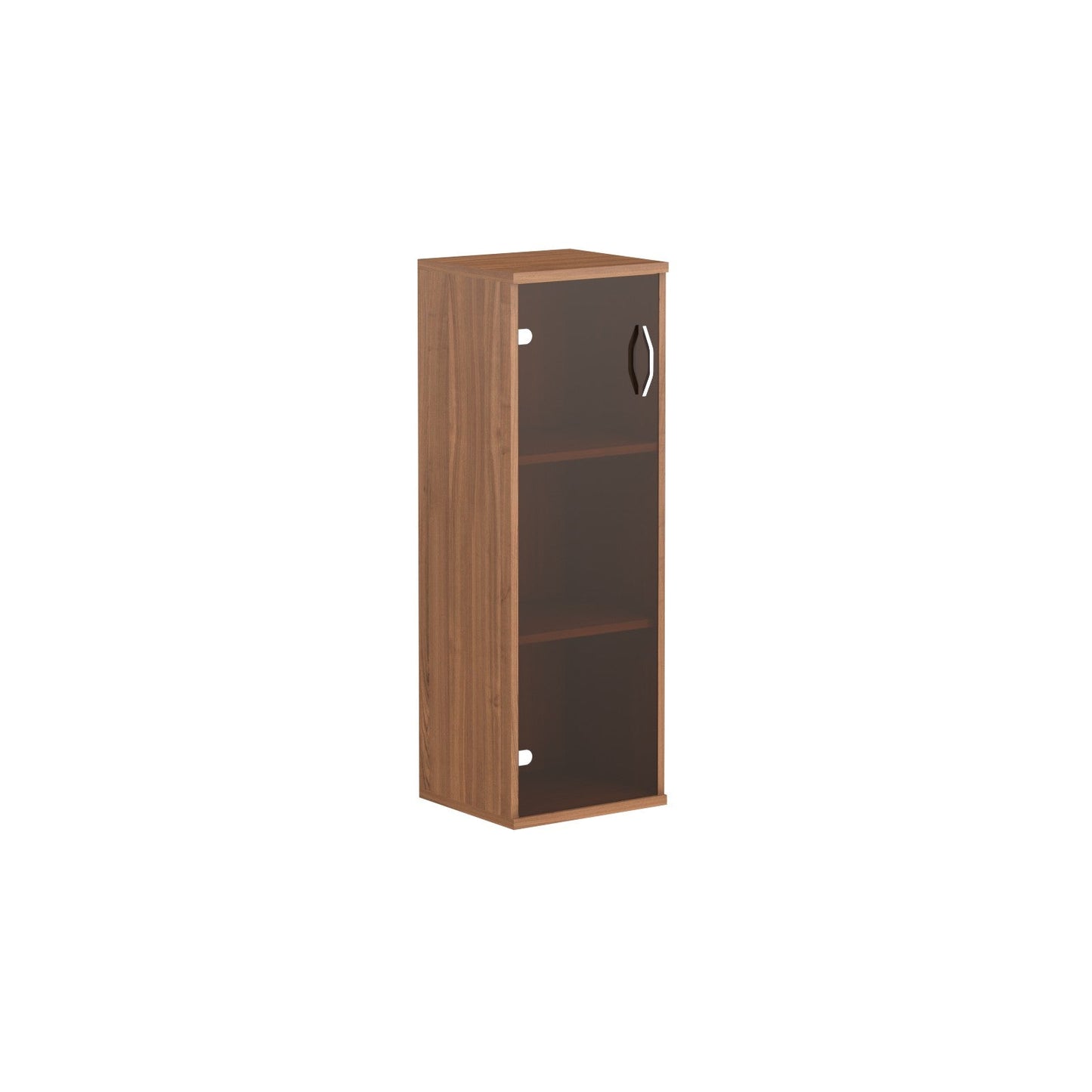 MEDIUM HEIGHT CABINET WITH GLASS SWING DOOR, MADE IN E1 LAMINATE CHIPBOARD by Treejar | Souqify