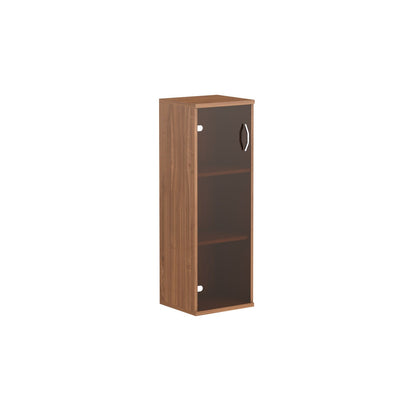 MEDIUM HEIGHT CABINET WITH GLASS SWING DOOR, MADE IN E1 LAMINATE CHIPBOARD by Treejar | Souqify