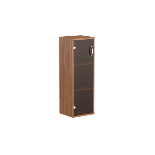 MEDIUM HEIGHT CABINET WITH GLASS SWING DOOR, MADE IN E1 LAMINATE CHIPBOARD by Treejar | Souqify