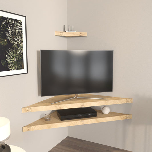 Mensi Corner TV Unit 8 MM by DECOROTIKA | Souqify