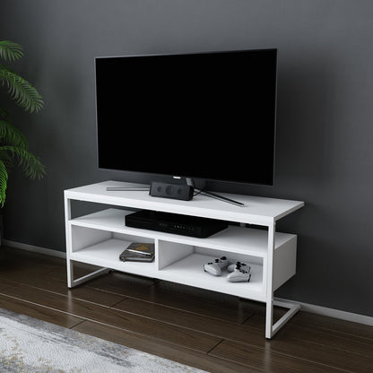 Merrion TV Unit - White-White by DECOROTIKA | Souqify