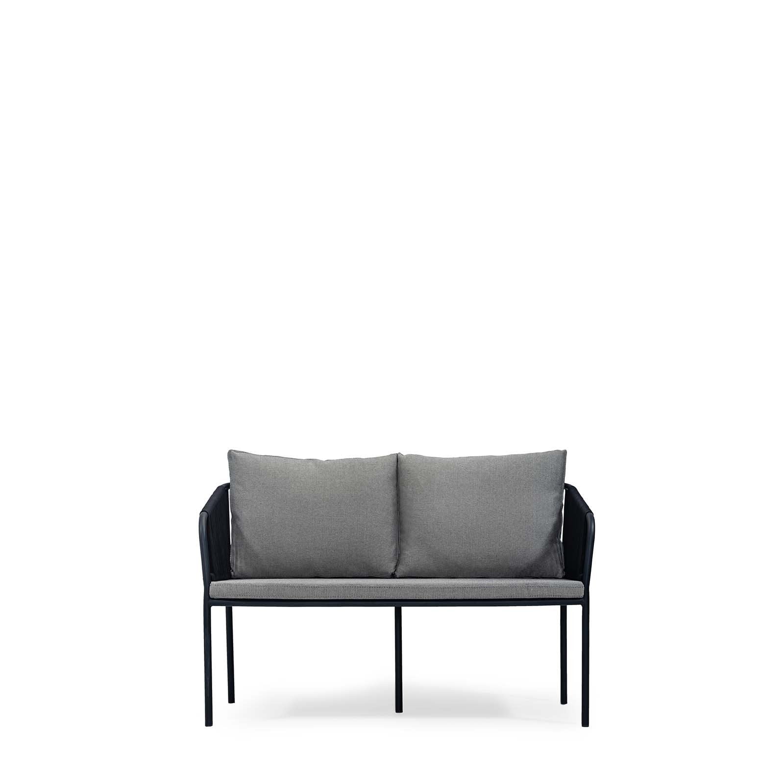 Metz 2 Seater ALLUMINIUM, 130 CM by SANCREA | Souqify