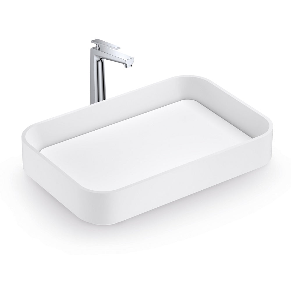 Mia-bt-p126W4 white 600 x 400 x 115 PMMA solid surface by BTHAUS | Souqify