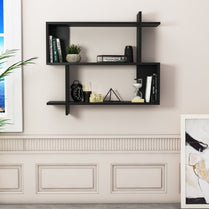 Mina Wall Shelf - Black by DECOROTIKA | Souqify