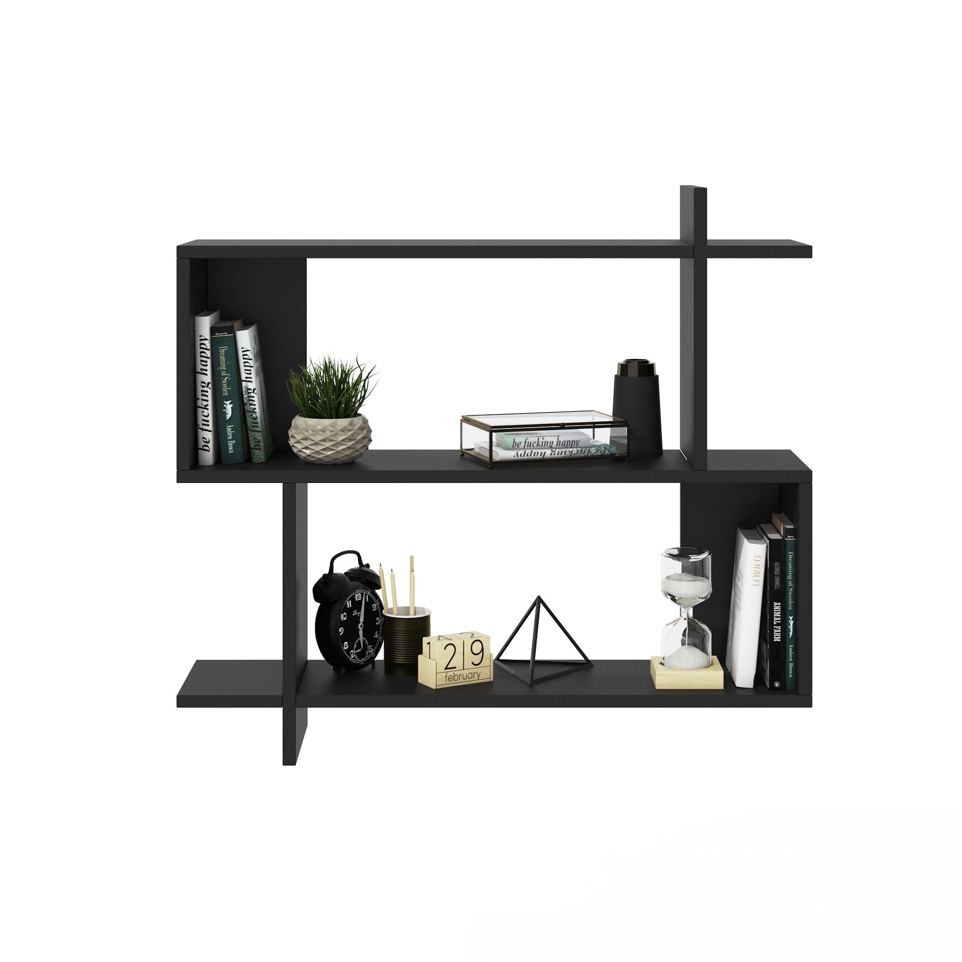 Mina Wall Shelf - Black by DECOROTIKA | Souqify