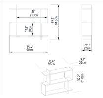 Mina Wall Shelf - Walnut by DECOROTIKA | Souqify