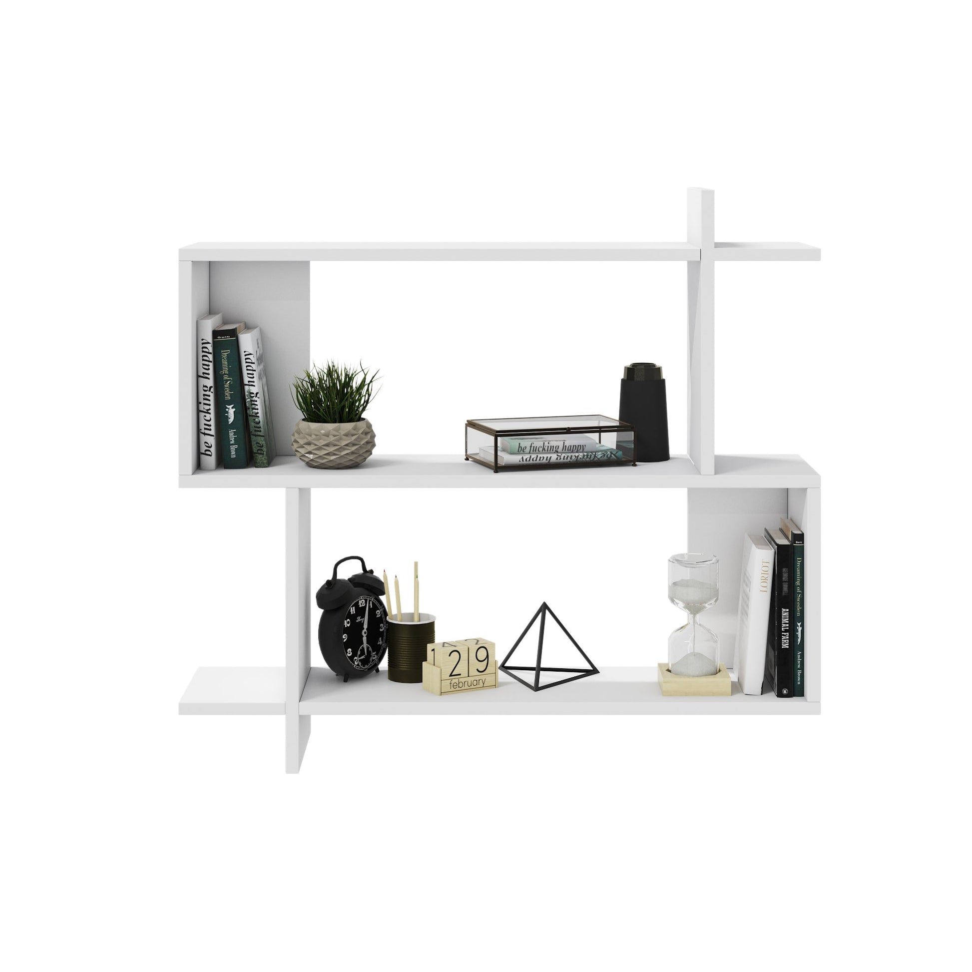 Mina Wall Shelf - White by DECOROTIKA | Souqify