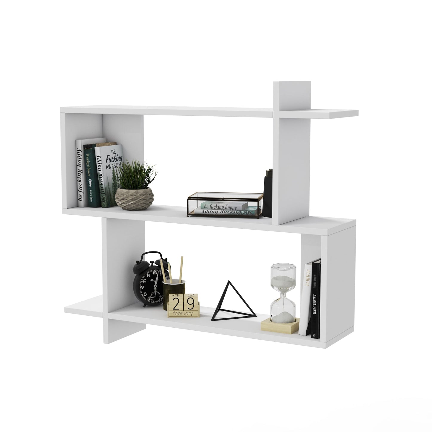 Mina Wall Shelf - White by DECOROTIKA | Souqify