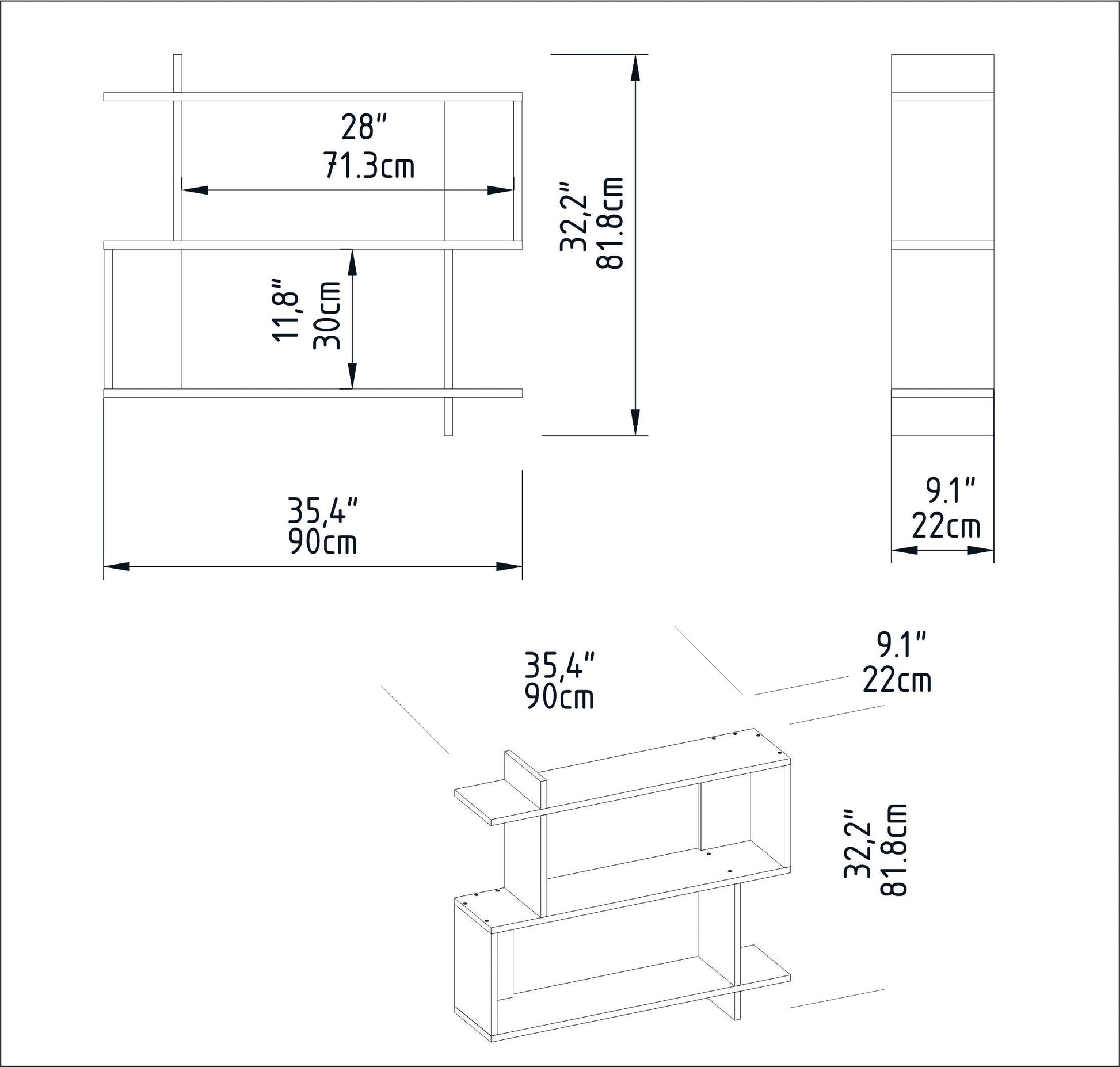 Mina Wall Shelf - White by DECOROTIKA | Souqify