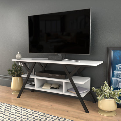 Minerva TV Unit - Black-White by DECOROTIKA | Souqify