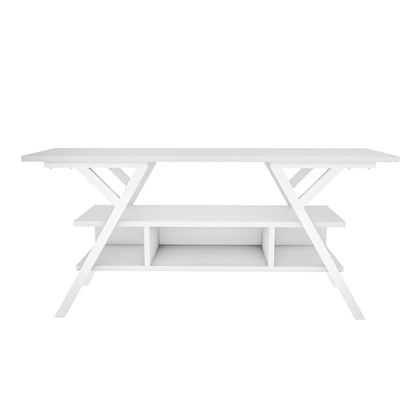 Minerva TV Unit - White-White by DECOROTIKA | Souqify