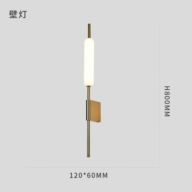 Minimalist decor pendant lights Nordic Home Bedroom Bedside Decoration Brass For Living room Modern Led pendant light Fixtures by Zhongsan | Souqify