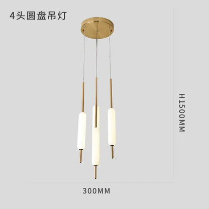Minimalist decor pendant lights Nordic Home Bedroom Bedside Decoration Brass For Living room Modern Led pendant light Fixtures by Zhongsan | Souqify