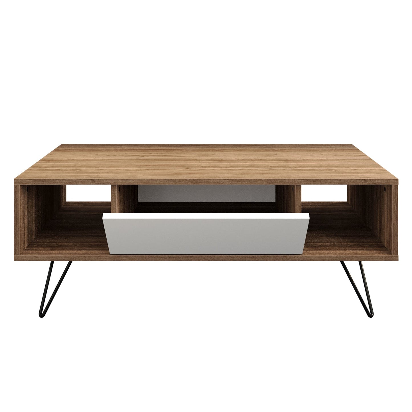 Mistico Coffee Table - Walnut & White by DECOROTIKA | Souqify