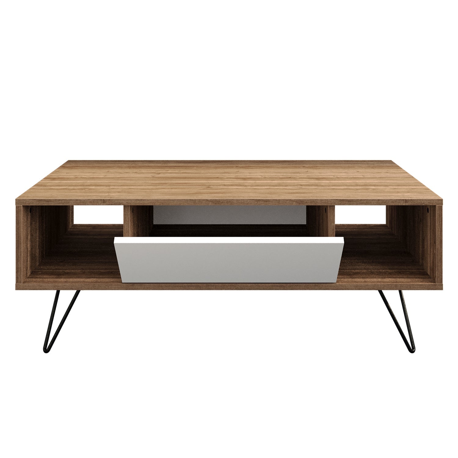 Mistico Coffee Table - Walnut & White by DECOROTIKA | Souqify